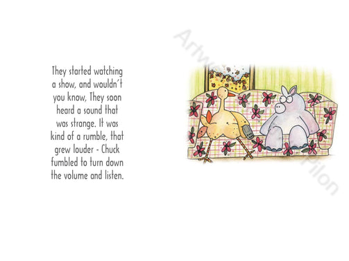 Sneak Peek of "Norm & Chuck" written and Illustrated by Dawn Pilon.
