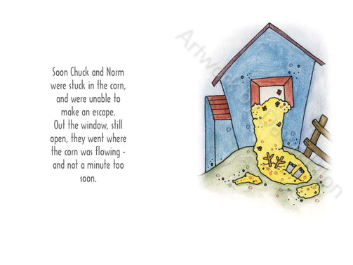 Sneak Peek of "Norm & Chuck" written and Illustrated by Dawn Pilon.