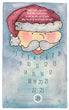 Santa Beard Advent Calendar illustrated by Dawn Pilon.