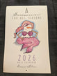 2026 Snowman Wall Calendar - 12 Month